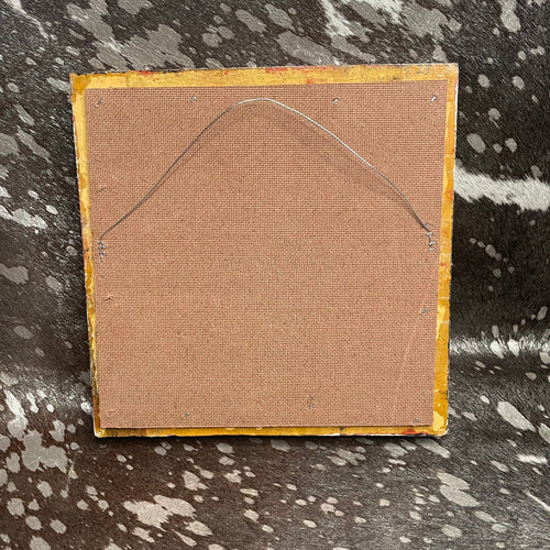 "Wild as the West Texas Wind" Cowgirl Square Framed Canvas