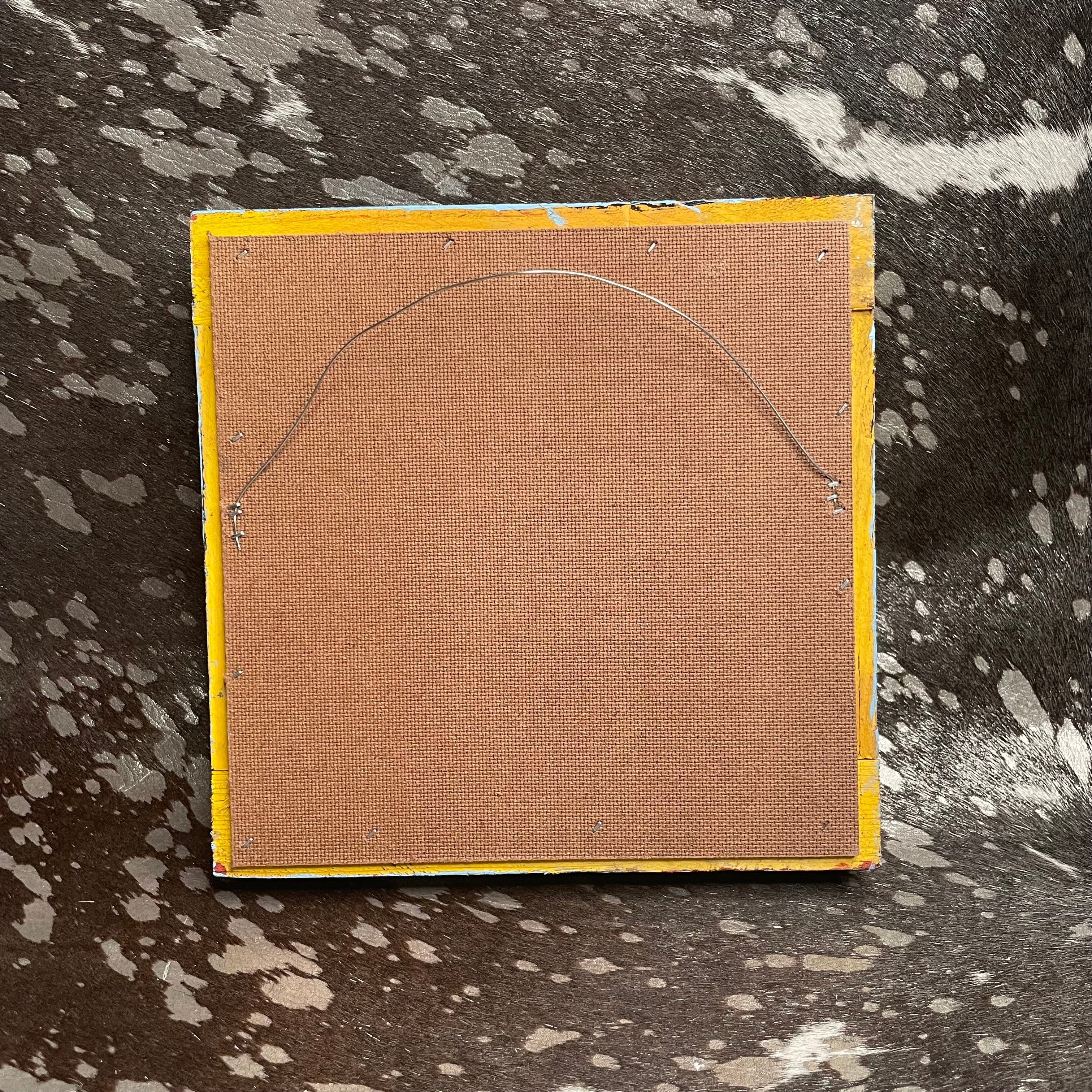 "Cowboy Bar" Square Framed Artwork