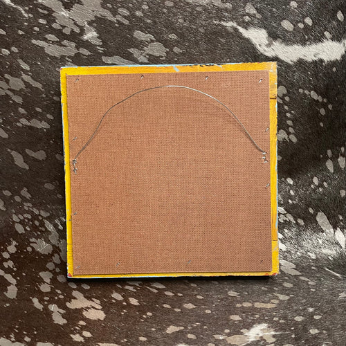 "Cowboy Bar" Square Framed Artwork