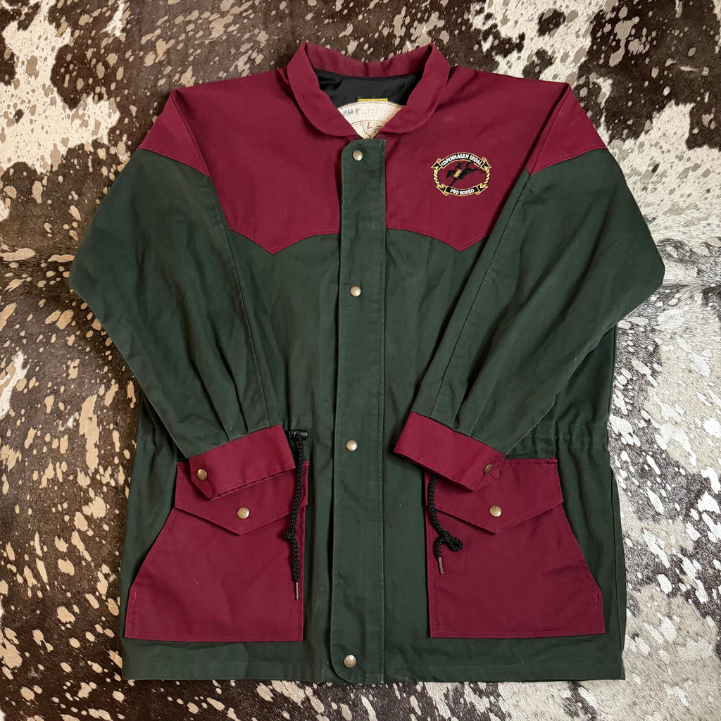 2XLarge Vintage Copenhagen/Skoal Pro Rodeo Canvas Barn Coat