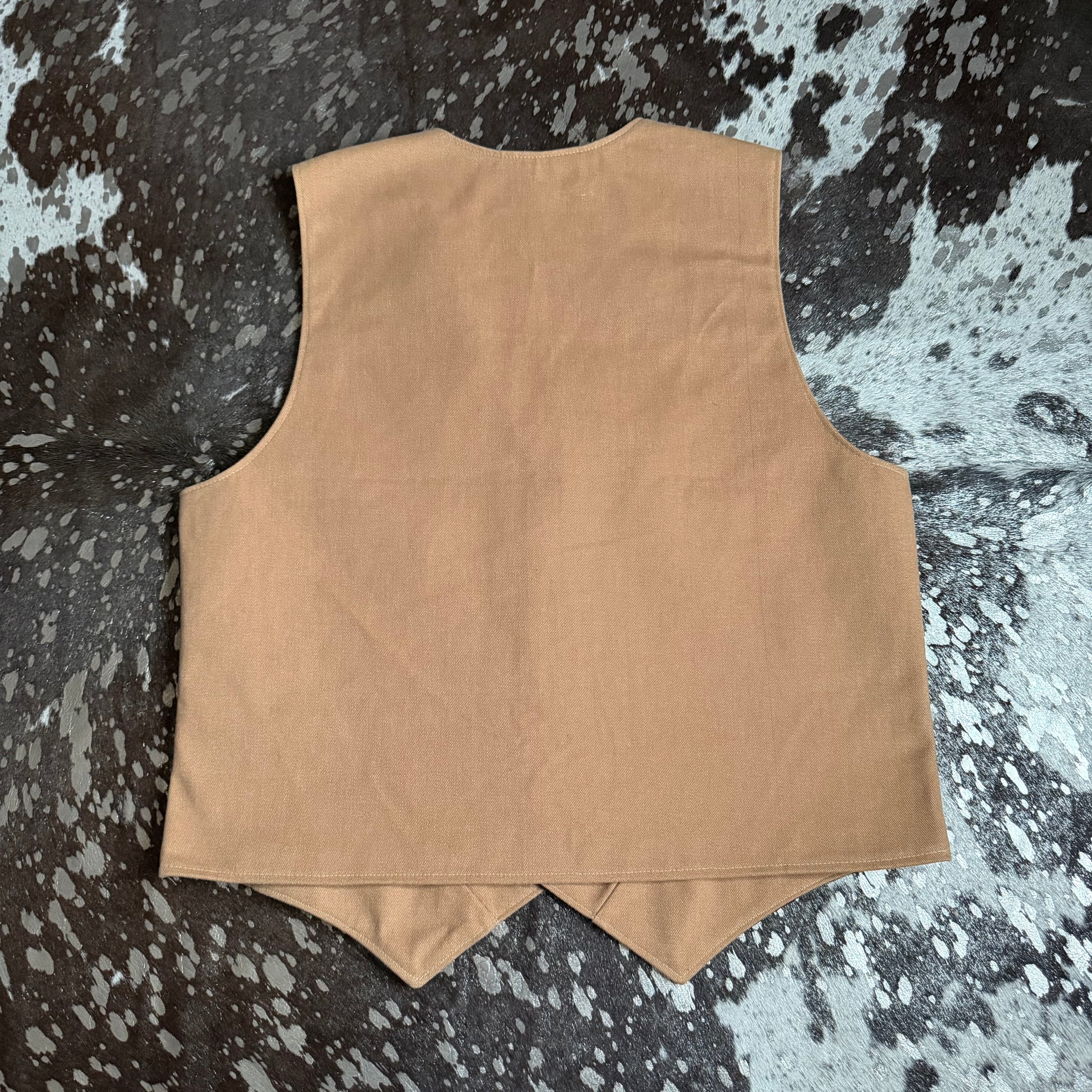 Large Vintage PRCA Tapestry Vest