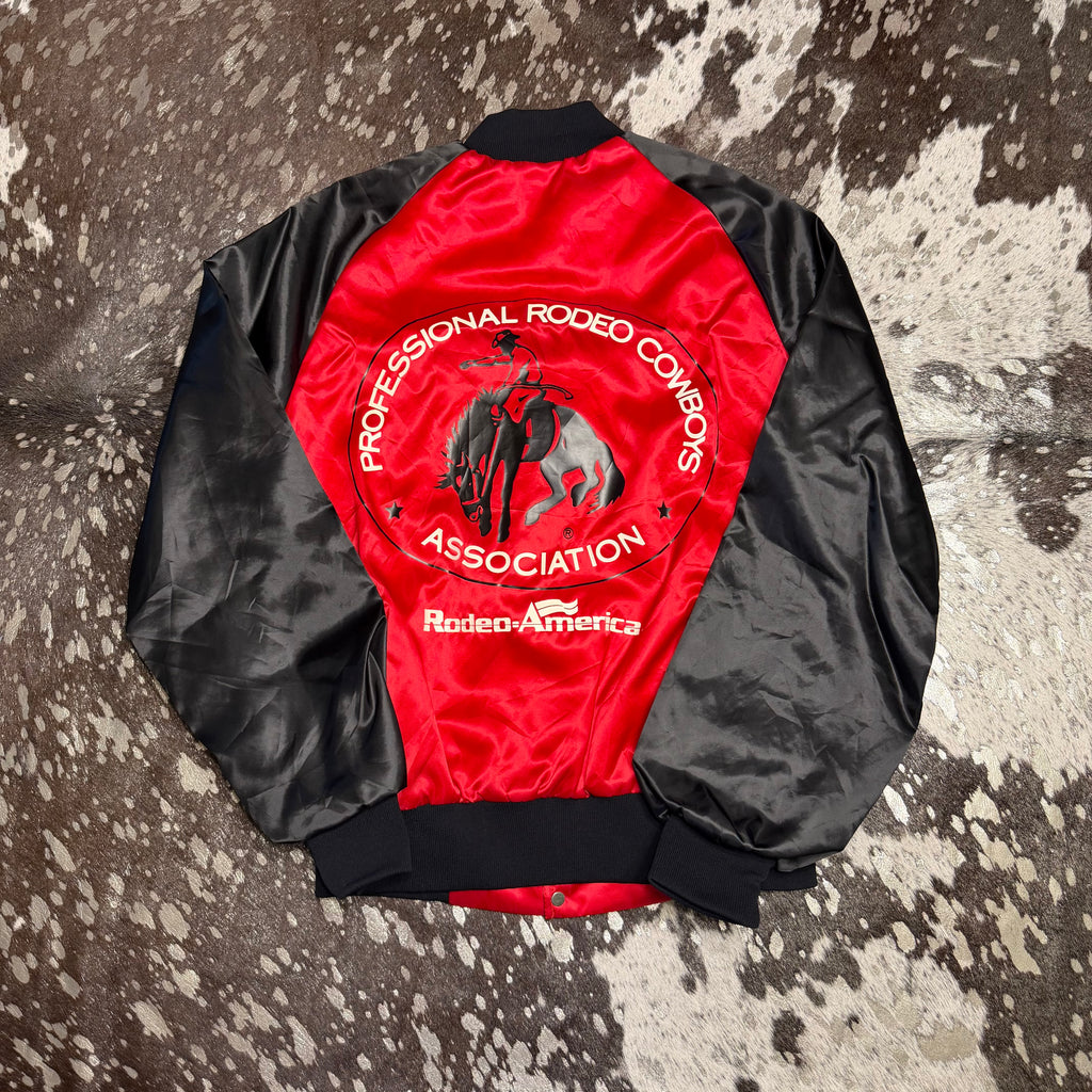 Small Vintage PRCA Satin Jacket