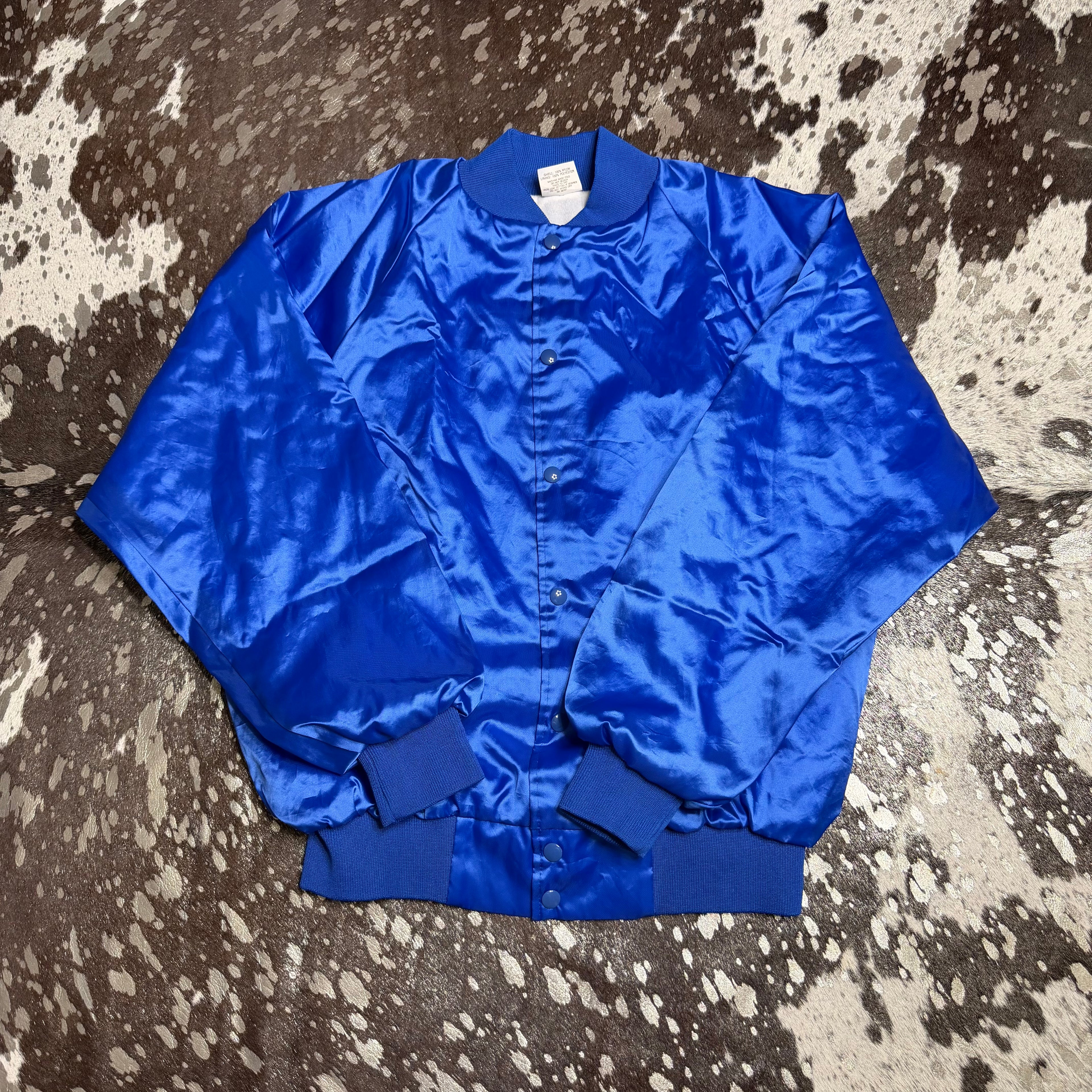 Large Vintage Mesquite Championship Rodeo Satin Jacket