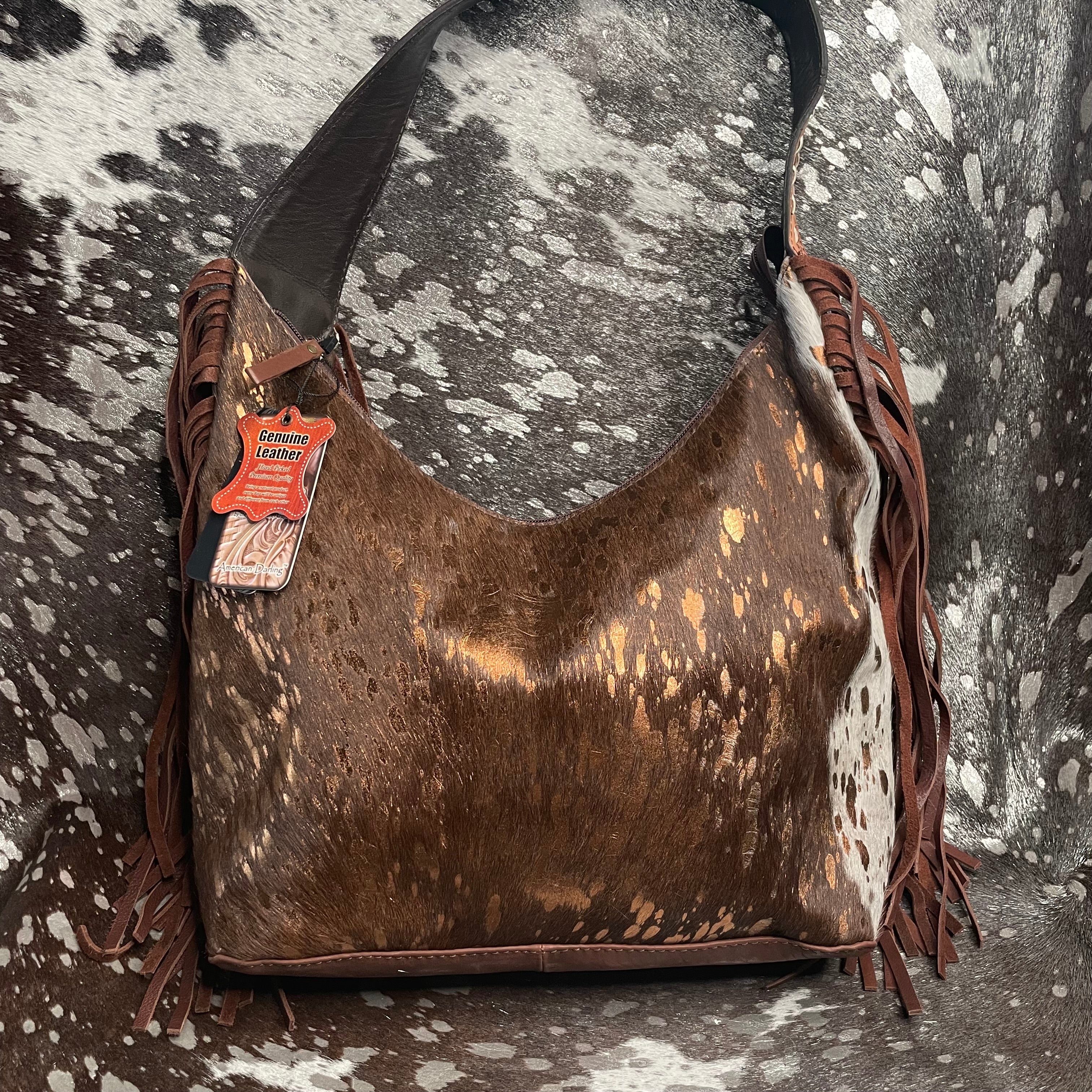 American Darling Hair on Hide Hobo Bag