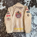 XLarge Limited Edition Rodeo Vegas Leather Jacket Light Sand