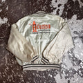 Large Vintage Houston Livestock Show & Rodeo Silver Satin Jacket