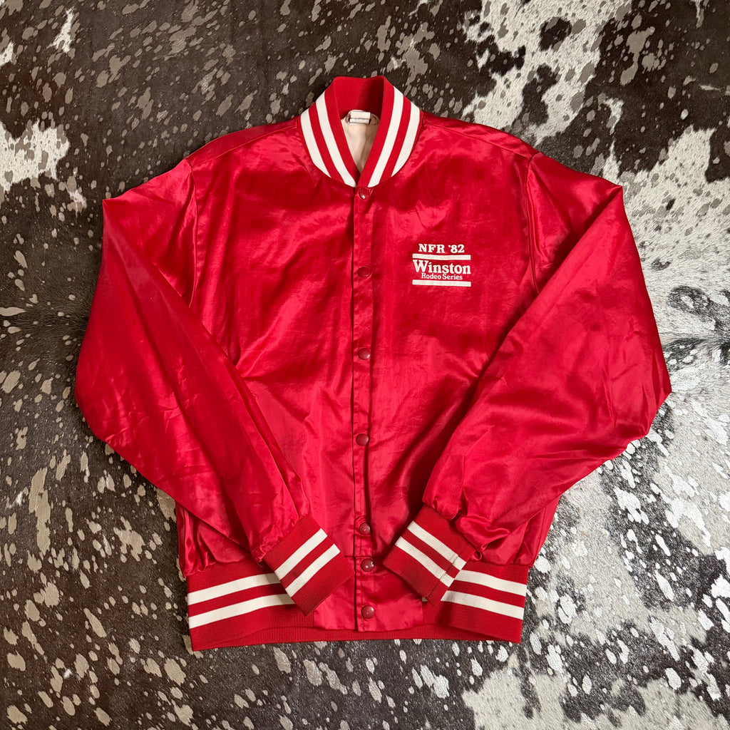 Medium Vintage 1982 NFR Satin Jacket