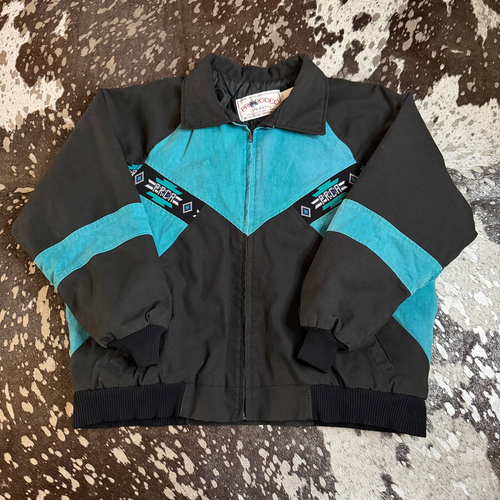 2XLarge Vintage PRCA Aztec Canvas Jacket