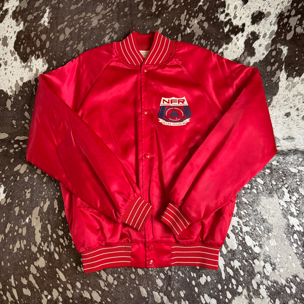 Medium Vintage 1986 NFR Satin Jacket