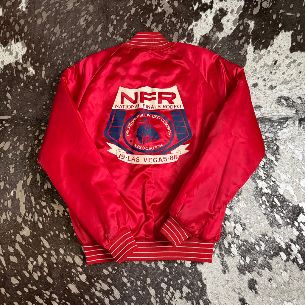 Medium Vintage 1986 NFR Satin Jacket