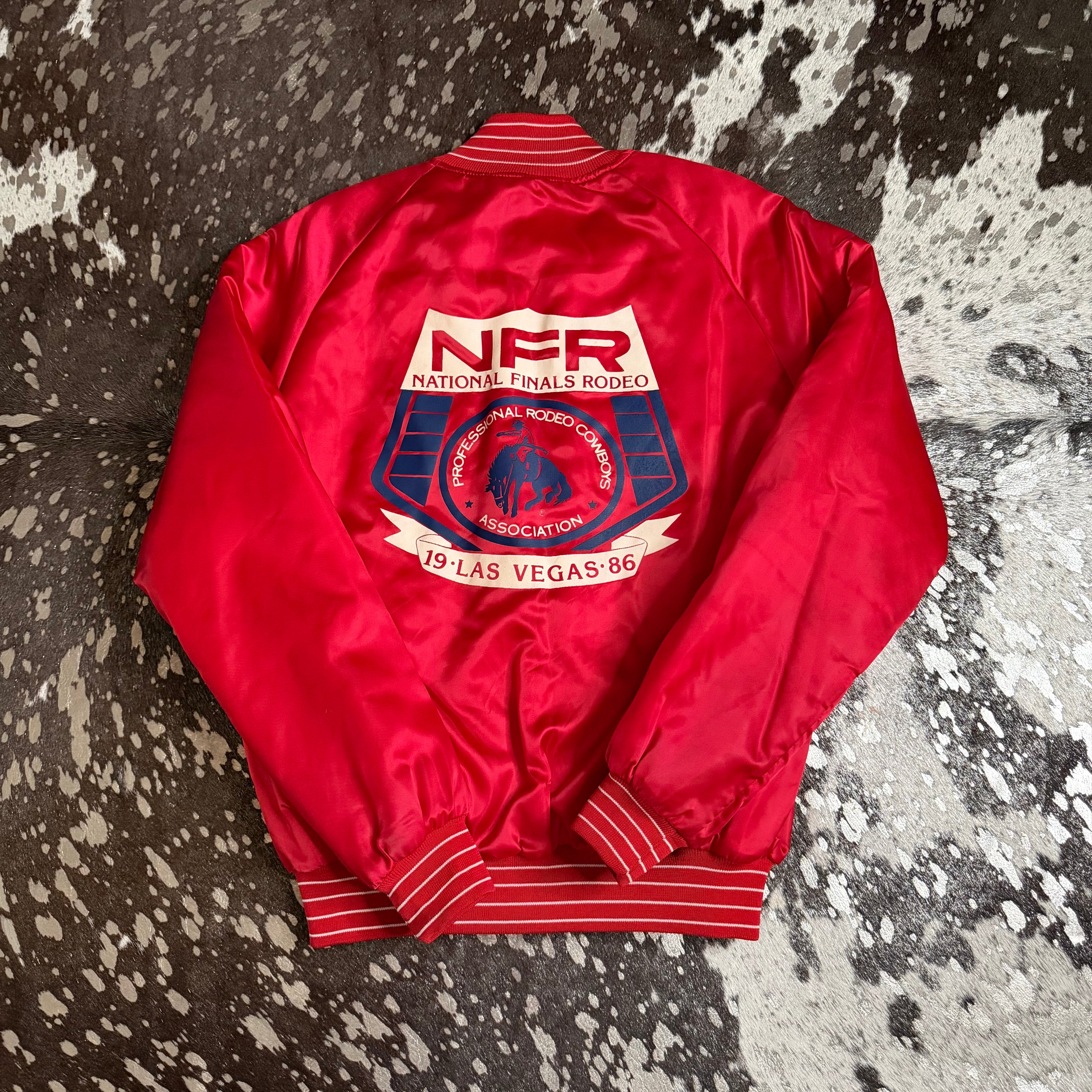 Medium Vintage 1986 NFR Satin Jacket