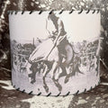 Vintage Bronc 11in Western Lampshade